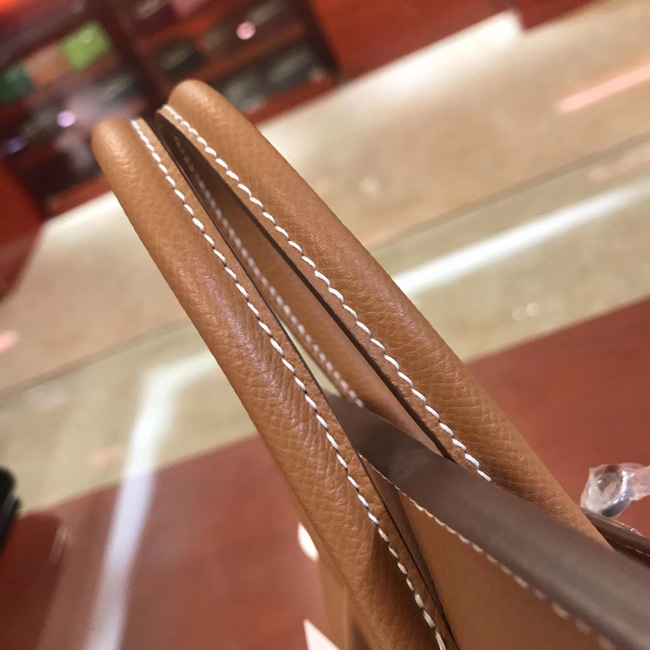 エルメス バーキン25 ゴールド ヴォーエプソン シルバー金具