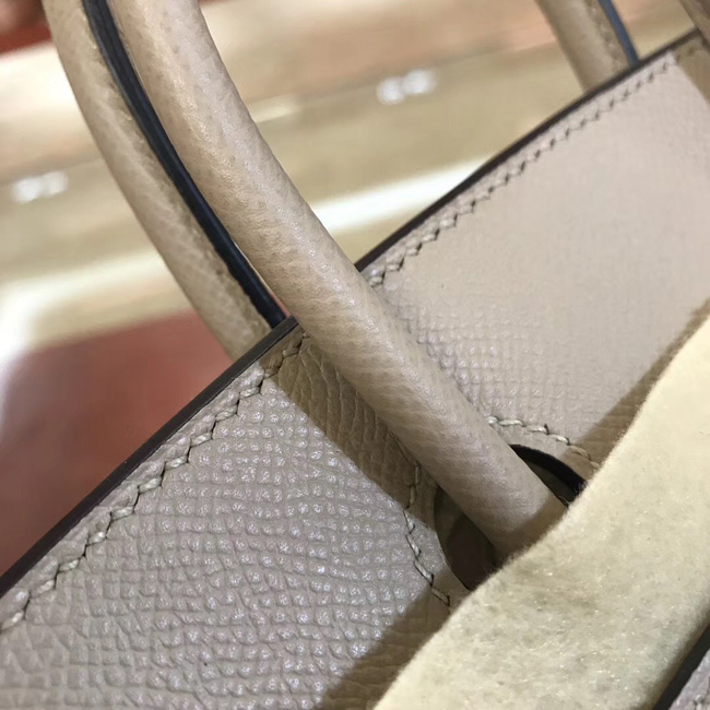エルメス バーキン25 トレンチ ヴォーエプソン シルバー金具