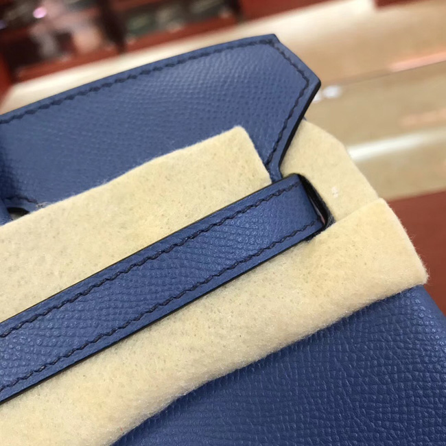 エルメス バーキン25 ブルーアガット ヴォーエプソン ゴールド金具
