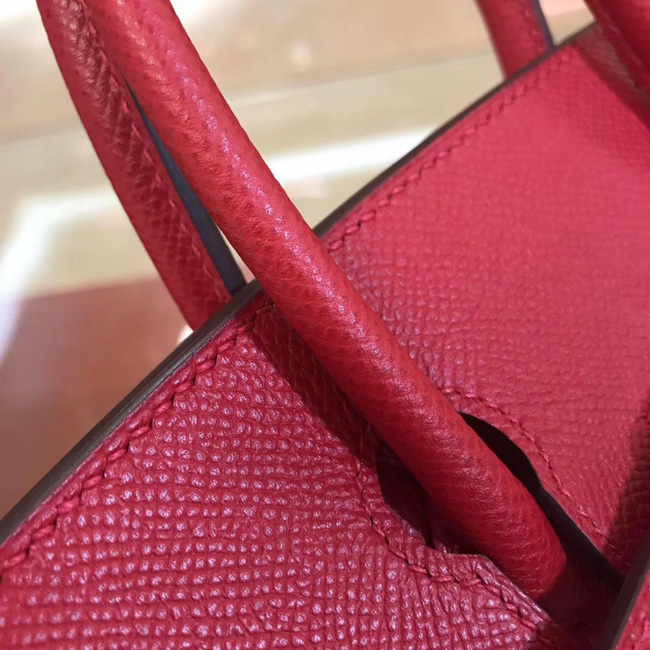 エルメス バーキン25 ルビー ヴォーエプソン ゴールド金具