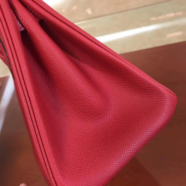 エルメス バーキン25 ルビー ヴォーエプソン ゴールド金具