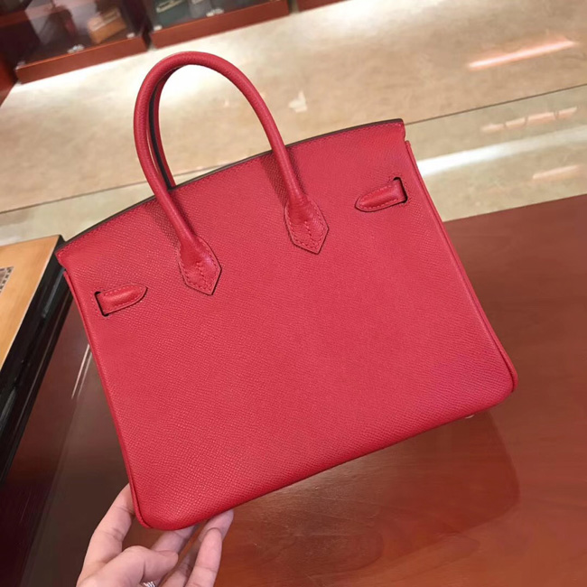 エルメス バーキン25 ルビー ヴォーエプソン ゴールド金具