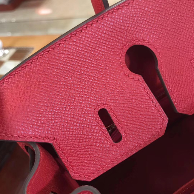エルメス バーキン25 ルビー ヴォーエプソン ゴールド金具