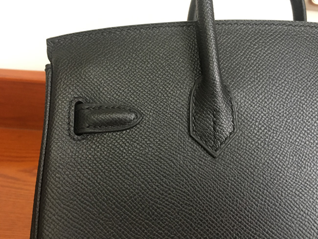 エルメス バーキン25 ブラック ヴォーエプソン ゴールド金具