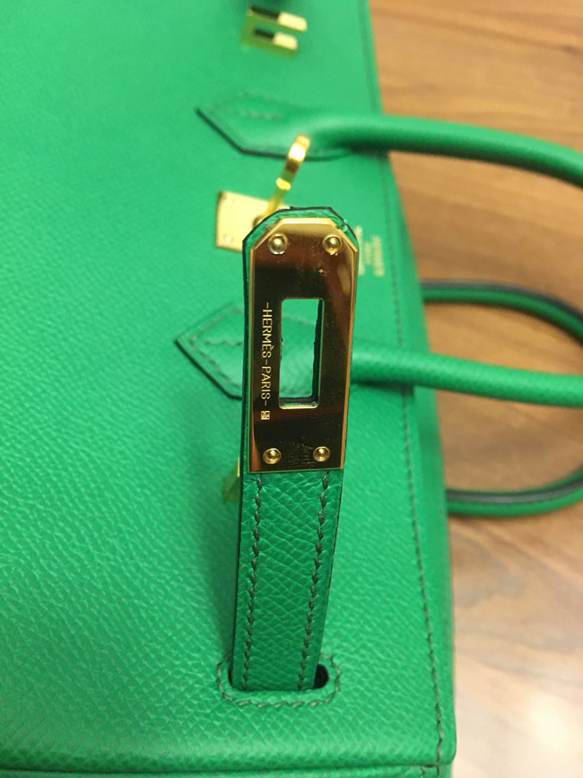 エルメス バーキン25 バンブー ヴォーエプソン ゴールド金具
