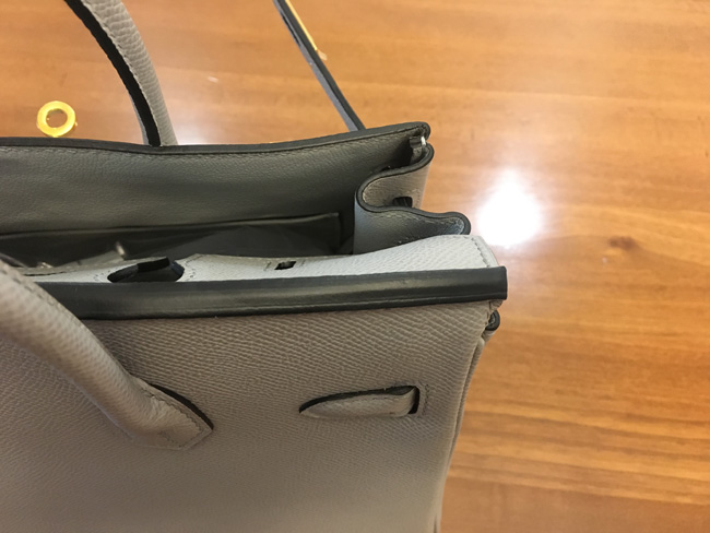 エルメス バーキン25 セージ ヴォーエプソン ゴールド金具