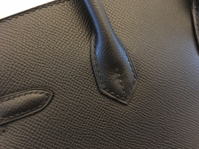 エルメス バーキン25 ブラック ヴォーエプソン シルバー金具