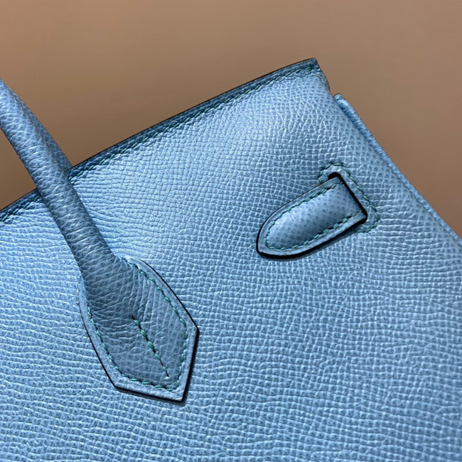 エルメス バーキン25 ブルーパラダイス ヴォーエプソン シルバー金具