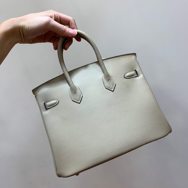エルメス バーキン25 トレンチ ヴォーエプソン シルバー金具