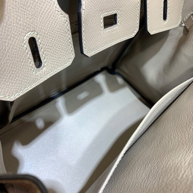 エルメス バーキン25 トレンチ ヴォーエプソン シルバー金具