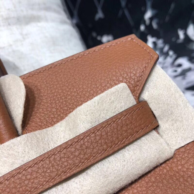 エルメス バーキンオフィシエ25 ゴールド/ジョーヌアンブル トゴ/スイフト シルバー金具