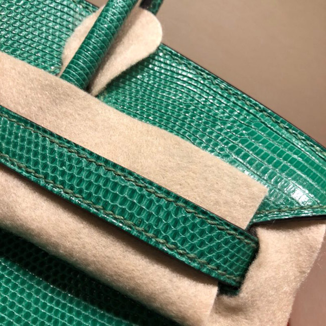エルメス バーキン25 バンブー リザード シルバー金具