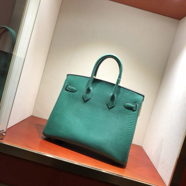 エルメス バーキン25 バンブー リザード シルバー金具