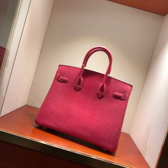 エルメス バーキン25 トスカ リザード ゴールド金具