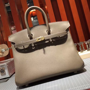 エルメス バーキン25 エトゥープ トゴ ゴールド金具