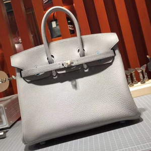 エルメス バーキン25 ベトン トゴ シルバー金具
