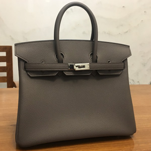 エルメス バーキン25 エタン トゴ シルバー金具