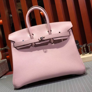 エルメス バーキン25 ローズサクラ トゴ シルバー金具