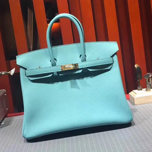 エルメス バーキン25 ブルーアトール トゴ シルバー金具