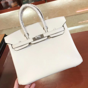 エルメス バーキン25 クレ ヴォーエプソン シルバー金具