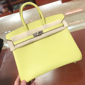 エルメス バーキン25 スフレ ヴォーエプソン シルバー金具