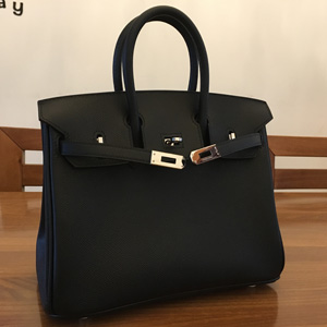 エルメス バーキン25 ブラック ヴォーエプソン シルバー金具