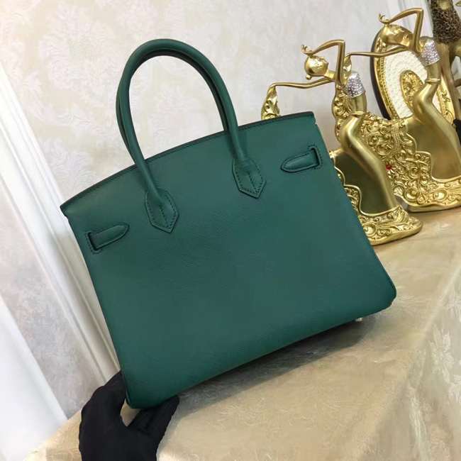 エルメス バーキン30 マラカイト ヴォーエプソン シルバー金具