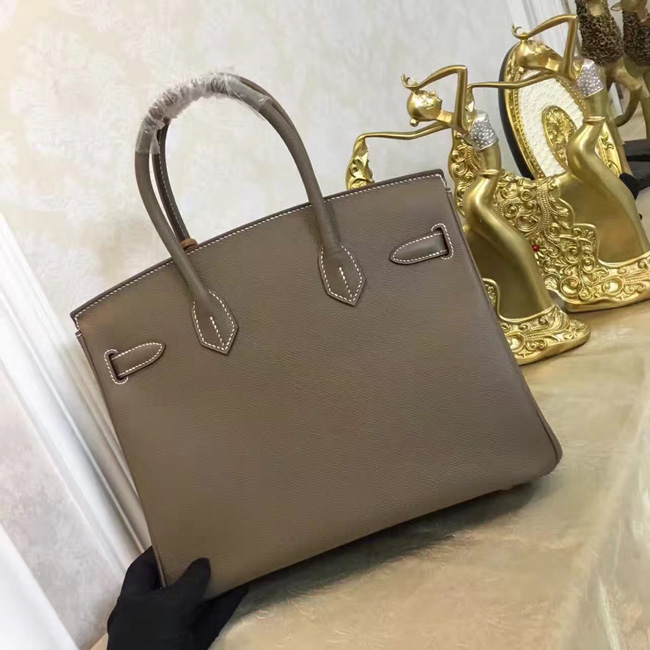 エルメス バーキン30 エトゥープ ヴォーエプソン ゴールド金具