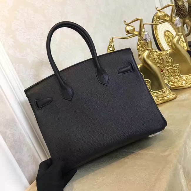 エルメス バーキン30 クロ ヴォーエプソン シルバー金具