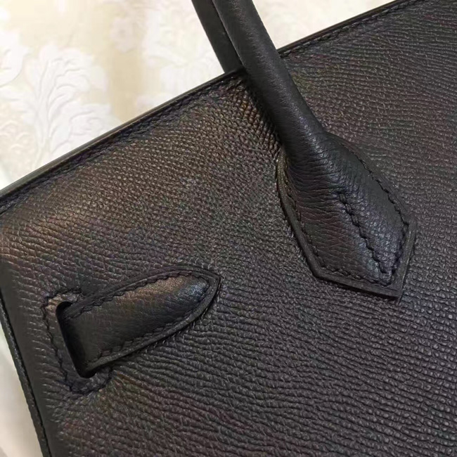 エルメス バーキン30 クロ ヴォーエプソン シルバー金具