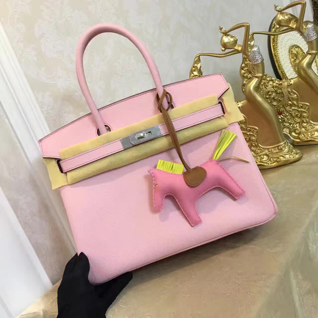 エルメス バーキン30 ピンク ヴォーエプソン シルバー金具