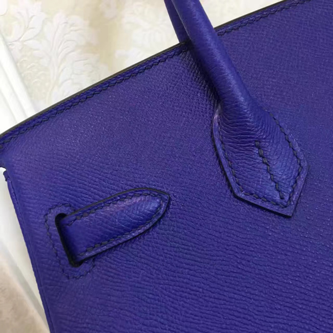 エルメス バーキン30 ブルーエレクトリック ヴォーエプソン ゴールド金具