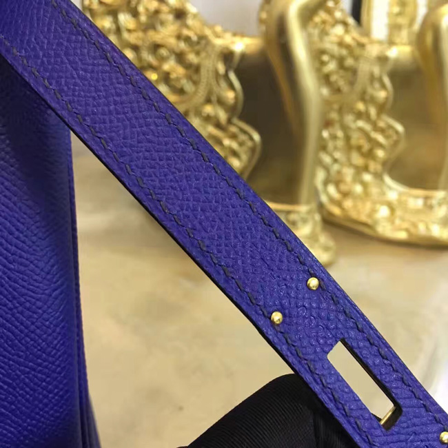 エルメス バーキン30 ブルーエレクトリック ヴォーエプソン ゴールド金具