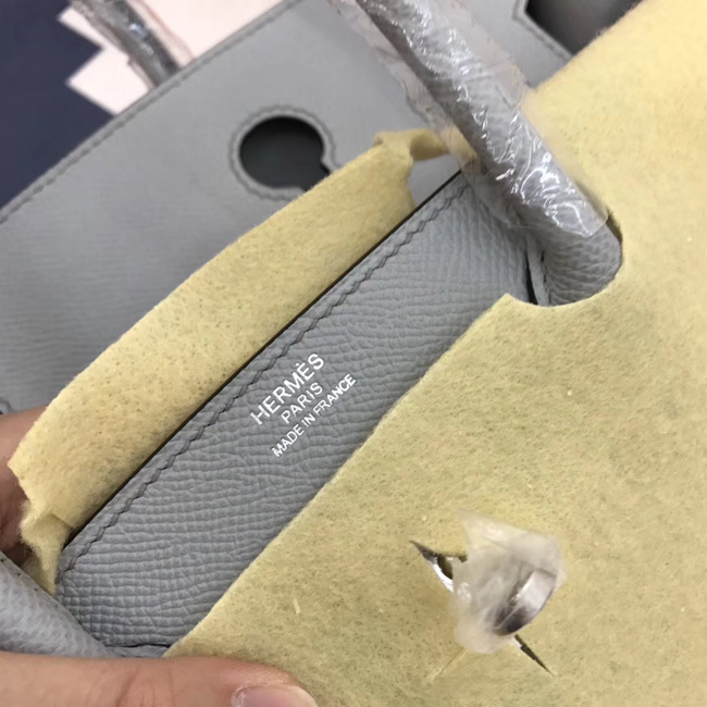 エルメス バーキン30 ブルーグラシエ ヴォーエプソン シルバー金具