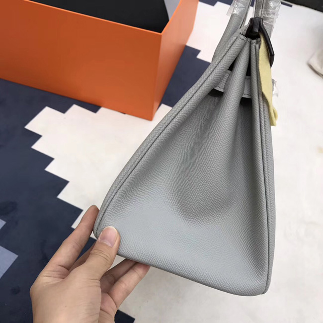 エルメス バーキン30 ブルーグラシエ ヴォーエプソン シルバー金具