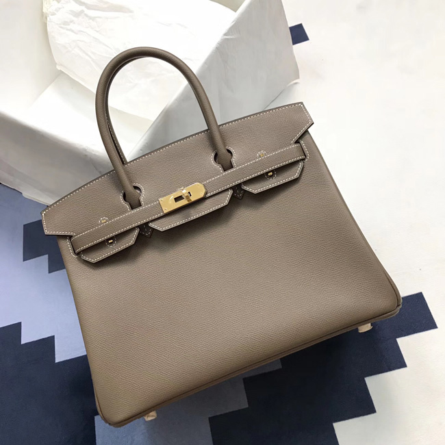 エルメス バーキン30 エトゥープ ヴォーエプソン ゴールド金具