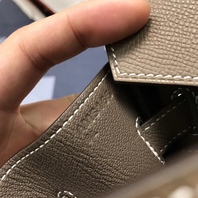 エルメス バーキン30 エトゥープ ヴォーエプソン ゴールド金具