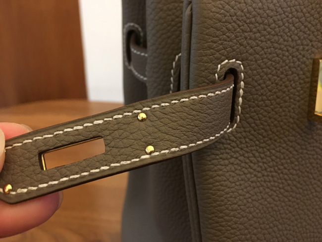 エルメス バーキン 30 エトゥープ トゴ ゴールド金具