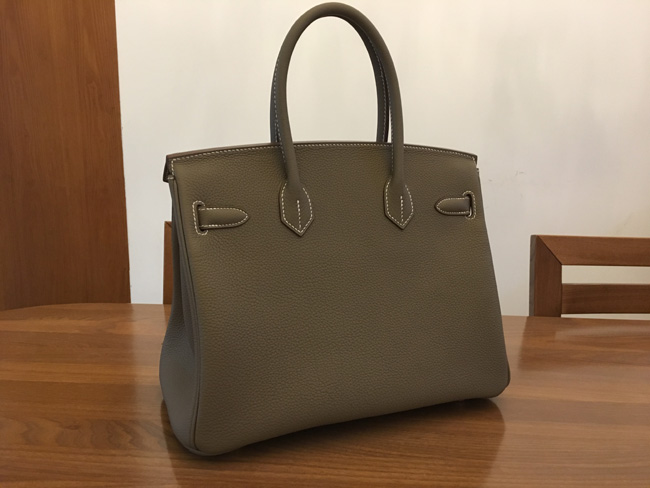 エルメス バーキン 30 エトゥープ トゴ ゴールド金具