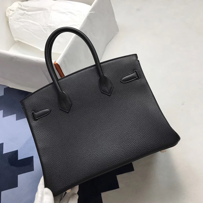 エルメス バーキン30 ブラック トゴ ゴールド金具