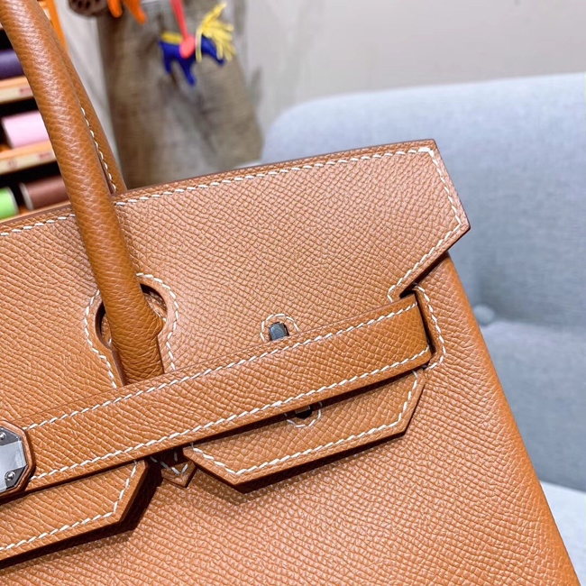 エルメス バーキン30 ゴールド ヴォーエプソン シルバー金具