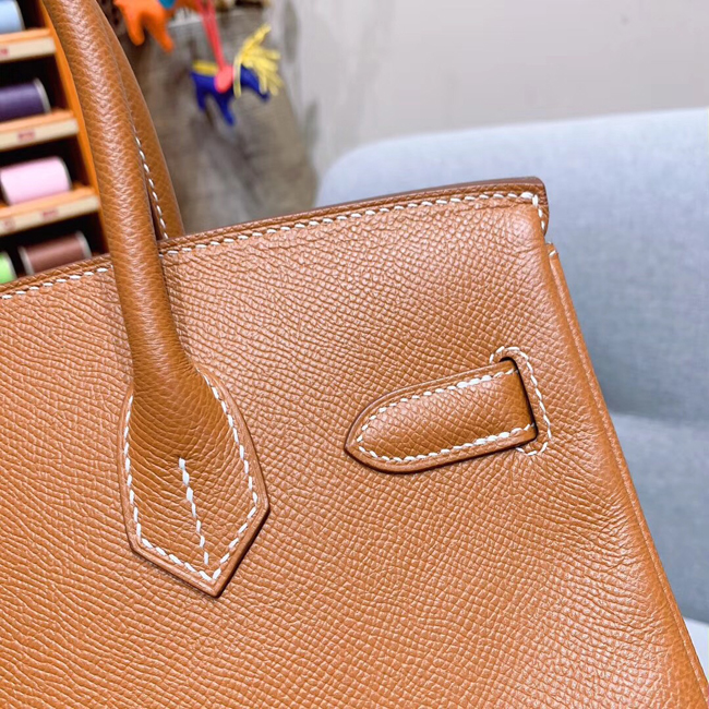 エルメス バーキン30 ゴールド ヴォーエプソン シルバー金具
