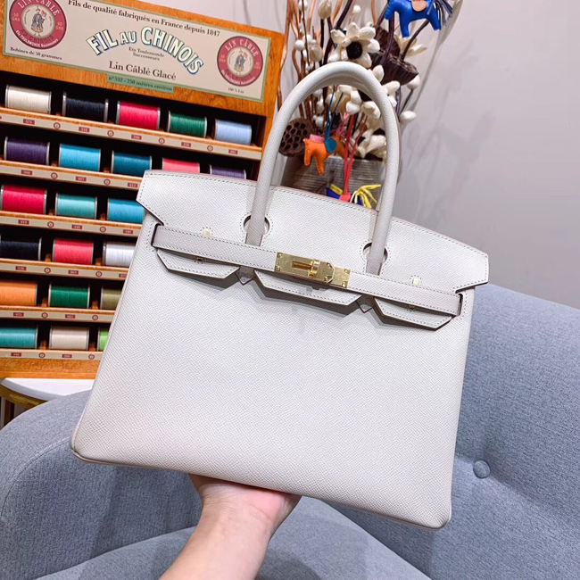 エルメス バーキン30 クレ ヴォーエプソン ゴールド金具
