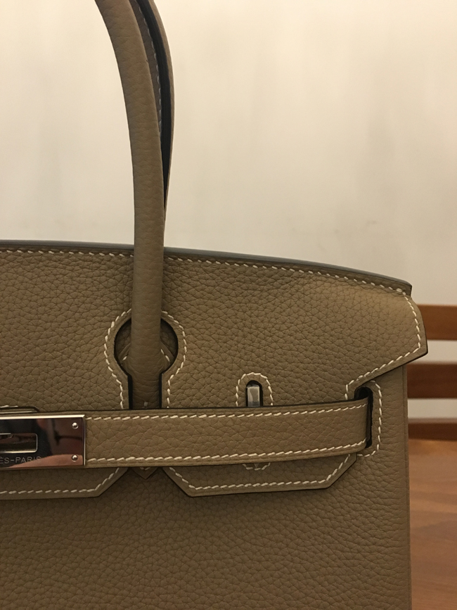 エルメス バーキン30 トゥルティエールグレー トゴ シルバー金具