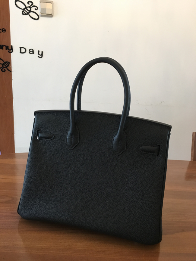 エルメス バーキン30 ブラック トゴ シルバー金具