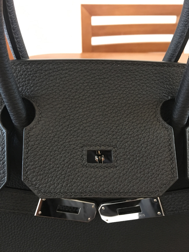 エルメス バーキン30 ブラック トゴ シルバー金具