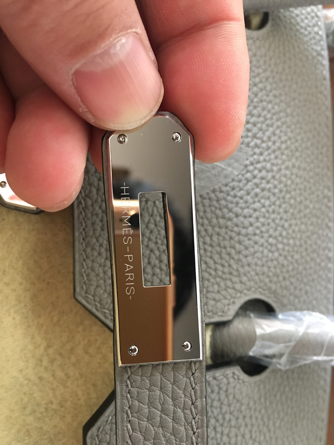 エルメス バーキン30 トープ トゴ シルバー金具