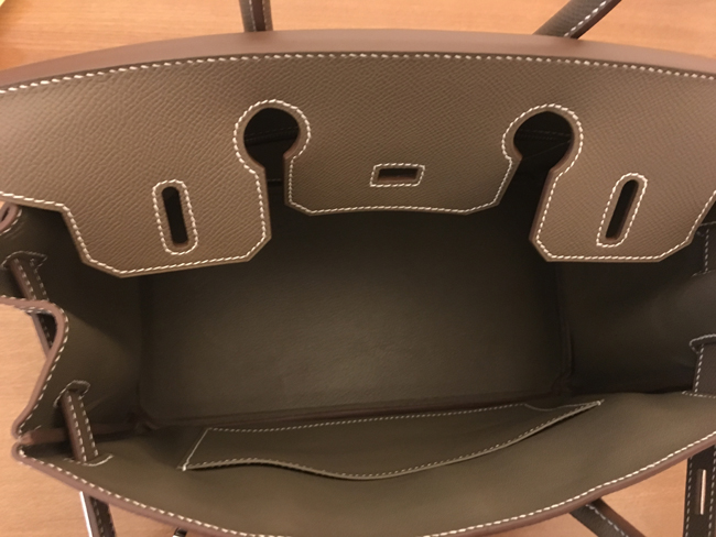 エルメス バーキン30 エトゥープ ヴォーエプソン シルバー金具
