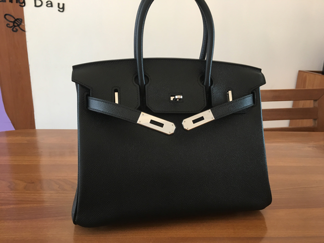 エルメス バーキン30 ブラック ヴォーエプソン シルバー金具