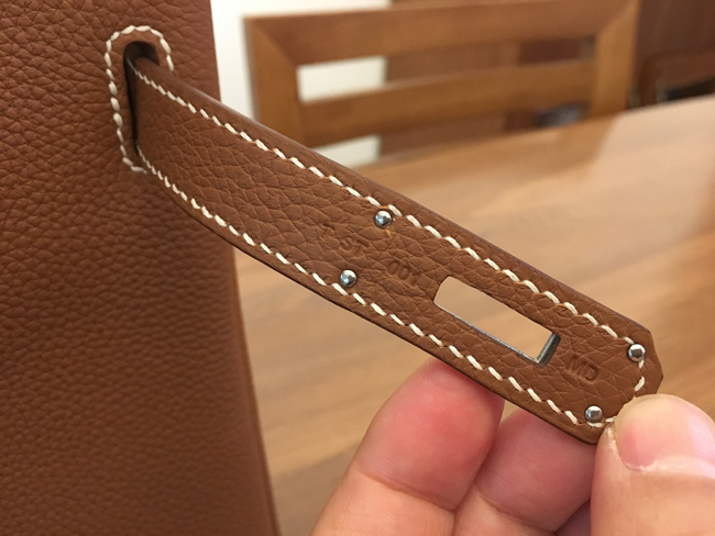 エルメス バーキン30 ゴールド トゴ シルバー金具